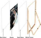 Gold 5x7" Floating Frame 2pack for Photo Sizesfor Adjustable Tabletop/Shelf - Image 5