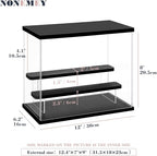 NONEMEY LED Acrylic Display Case, 3 Tier Display Case - Image 2