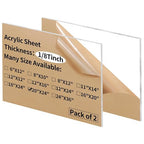 20 x 24 inch Clear Acrylic Sheets 1/8 inch Thick by gdhwcxl