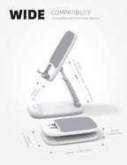 Lamicall White Cellphone Stand, Xmax Gift - Image 5