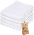 Dish Cloths Cotton| Kitchen Wash Cloth | Shop Towels Absorbent and Lint Free by LITOLinenandTowel