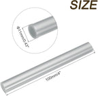 uxcell Mini Hot Glue Sticks for Glue Gun 11mm x 100mm Metallic Silver 12pcs - Image 2
