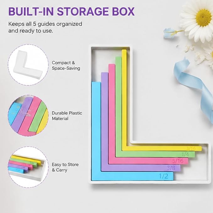 7pcs Paper Crafting Alignment Guides - Image 6