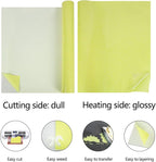guangyintong Heat Transfer Vinyl Glow Glitter Light Yellow HTV Rolls, Glitter - Image 5