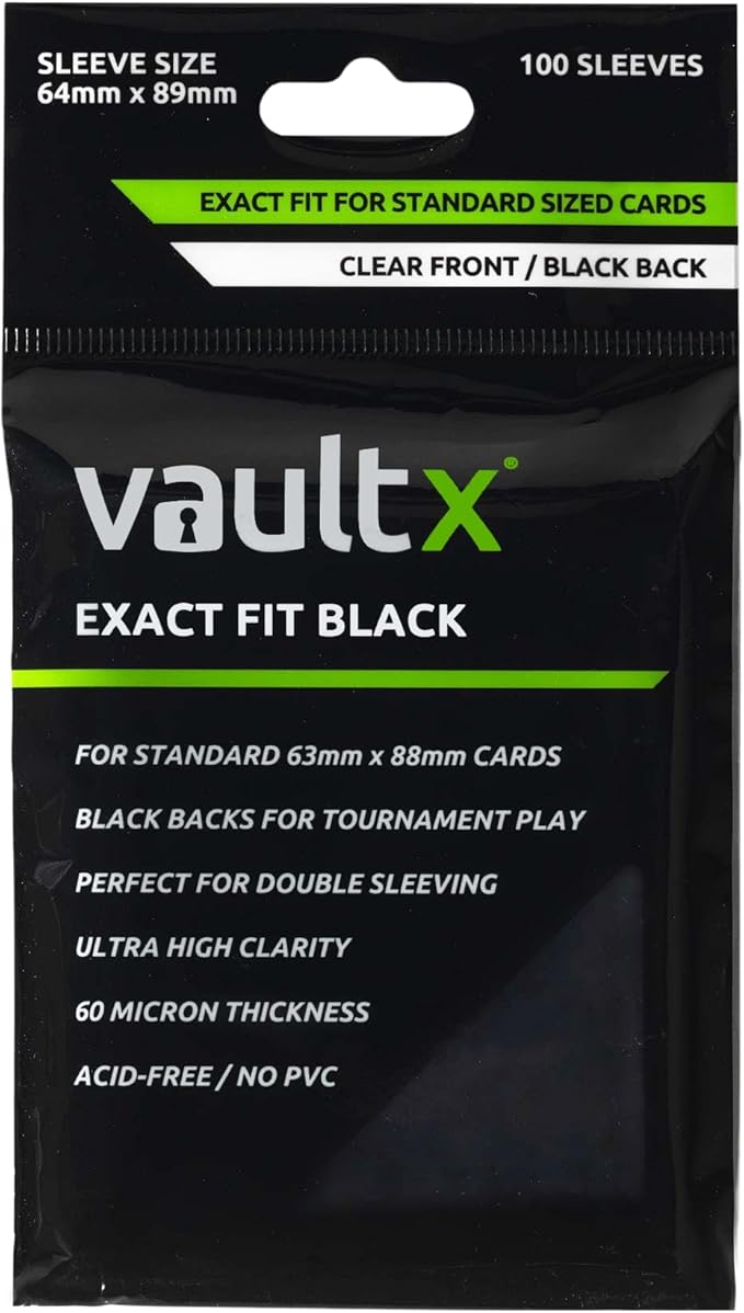 Vault X Black Exact Fit Inner Sleeves by VaultX