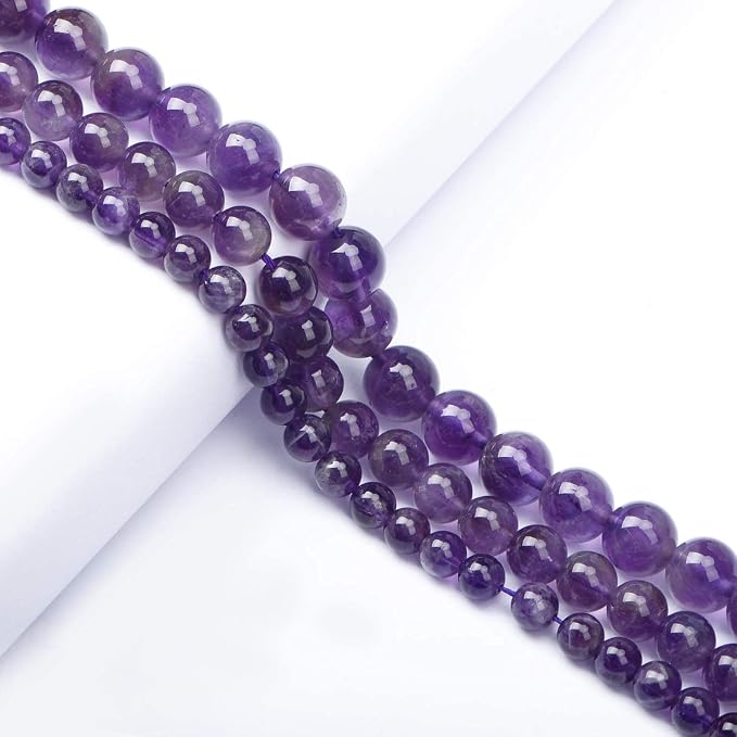AD Beads Natural Gemstone Round Loose Beads 15" - Image 4