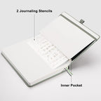 RETTACY Dotted Journal Notebook, 192 Pages, A5 Medium Size | Leather Hardcover - Image 7