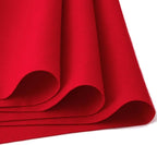 HaoFeiJH Red Felt Fabric 36" X 36" 1.6mm，Fabric Sheets Soft Woven Acrylic Craft by HaoFeiJH