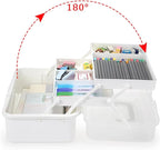 BTSKY 3-Layer Plastic Dividing Storage Box Craft Organizer - Image 2