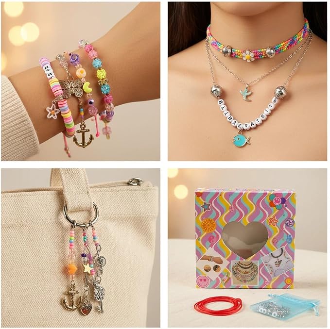 Hardy Guo Clay Beads Bracelet Making Kit Beads - Image 7