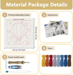 DOODLREAM Hot Air Balloon DIY Punch Needle Embroidery Kit - Image 2