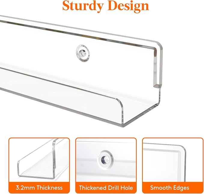 Lifewit Narrow Floating Shelves - Image 5