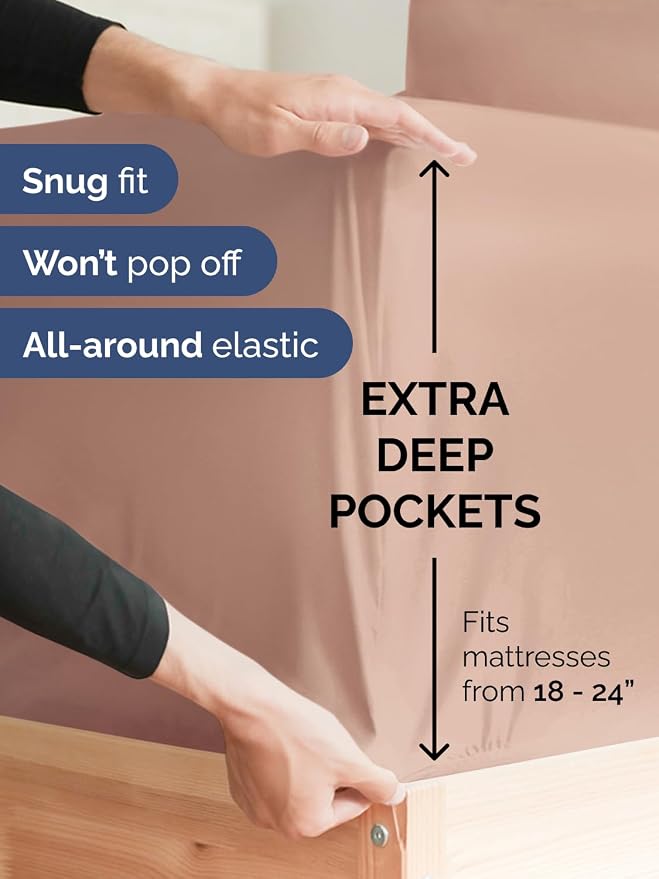 Extra Deep Split King Sheet Set - Image 3