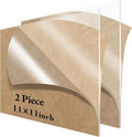 Lesnlok 11 x 11 Acrylic Sheet 1/8 Thick 3mm 2 Pieces Plexiglass Sheet, by Lesnlok