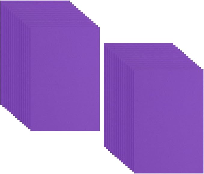 PATIKIL 30 Pack EVA Foam Sheets, Dark Purple by PATIKIL