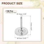 uxcell 150Pcs Upholstery Tacks, 11mmx17mm Flat Head Thumb Tack Decorative - Image 2