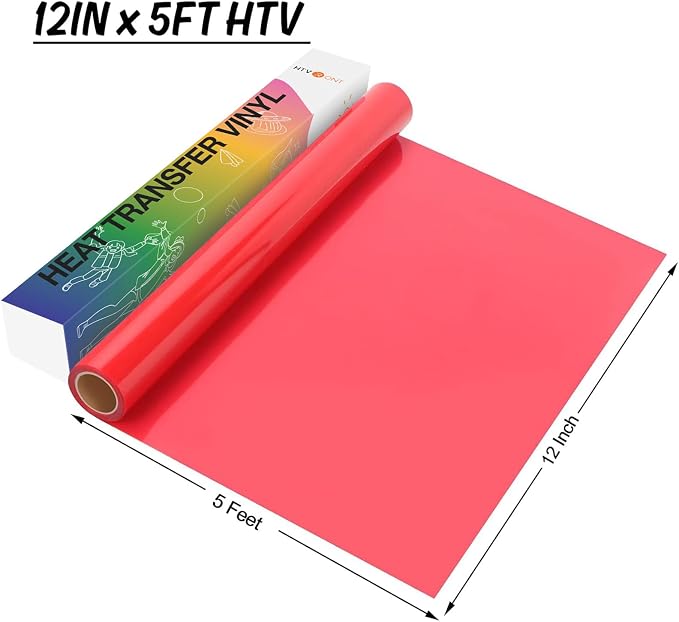 HTVRONT HTV Vinyl Rolls Heat Transfer Vinyl - Image 7
