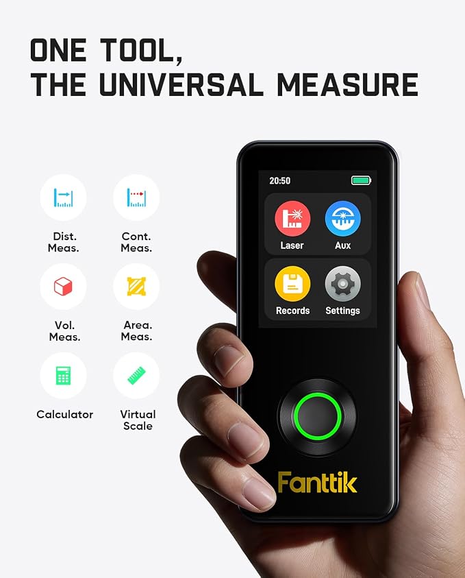 Fanttik Neo A11 Pro Laser Measure, Bubble Level - Image 3