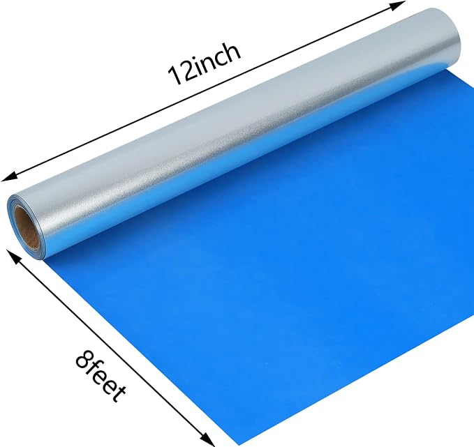 Guangyintong Shiny Silver Heat Transfer HTV Rolls, Stretchy Thin Soft HTV - Image 6