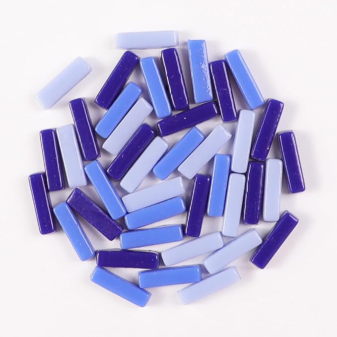 1 LB 5x20mm Glass Strips Mosaic Tiles - Image 4