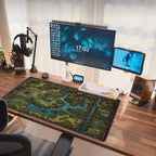 Game Forest Large Mouse Pad XXL Green Map Playmat - Image 7