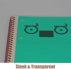 10-Pack A4 Colored PVC Flexible Plastic Sheets, 0.3mm Dark Green Transparent - Image 4