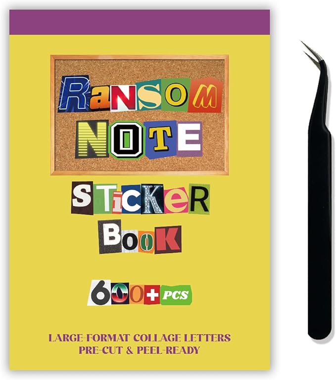Retro Alphabet Letter Stickers Book - Image 4