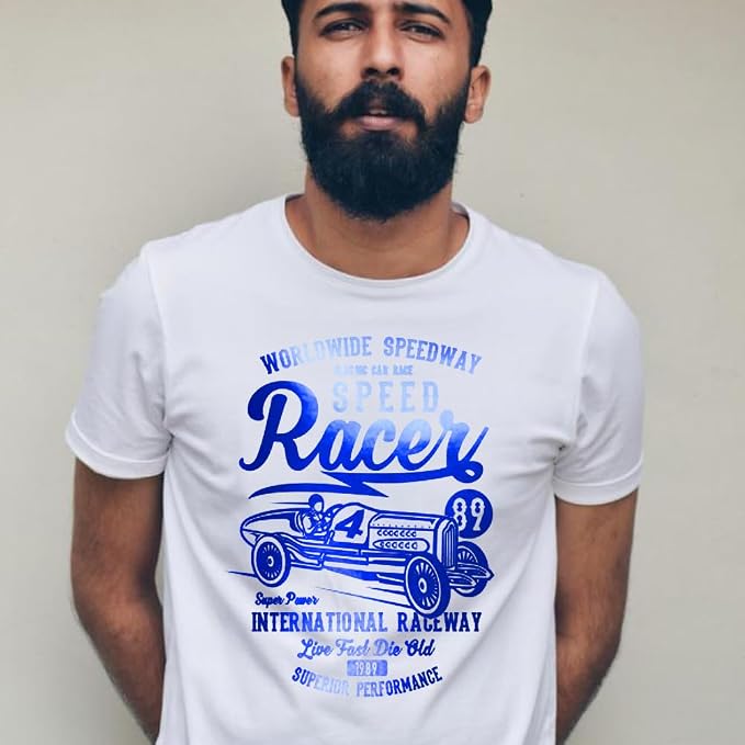 Royal Blue Foil HTV Heat Transfer Vinyl - Image 5