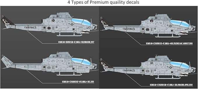 ACA12127 1:35 Academy USMC AH-1Z Cobra 'Shark Mouth' - Image 2