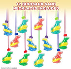 ArtCreativity Dinosaur Sand Art Bottle Necklaces, Craft Kit - Image 2