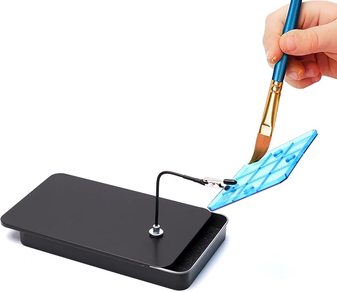 Metal Painting Stand Base Holder and 12PCS Magnetic Bendable Alligator Clip - Image 6