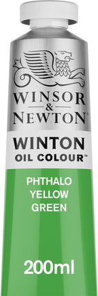 Winsor & Newton Winton Oil Color, 200ml Tube, Phthalo Yellow Green by WinsorNewton