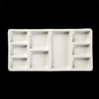 MEEDEN 9-Well News Ceramic Rectangle Artist Paint Palette - Image 4