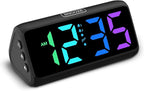 Netzu Loud Alarm Clock for Heavy Sleepers, RGB Alarm Clocks for Bedrooms by Netzu