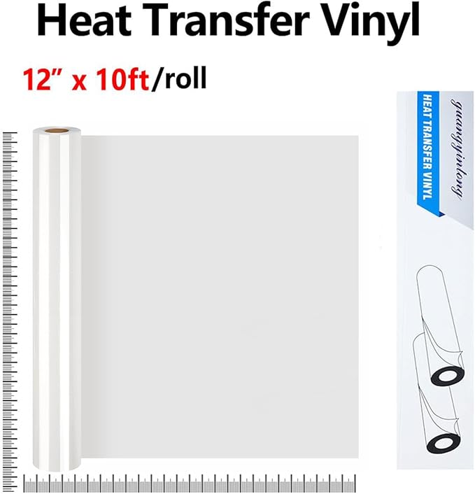 guangyintong Heat Transfer Vinyl Lucency HTV Rolls, Matte Surface HTV Vinyl - Image 2