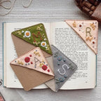 MOTEERLLU Personalized Hand Embroidered Corner Bookmark - Image 5