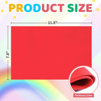 biguphate 30 Pack Red EVA Foam Sheets, 11.8 x 7.87 Inch, 2mm Thick Foam Paper - Image 2
