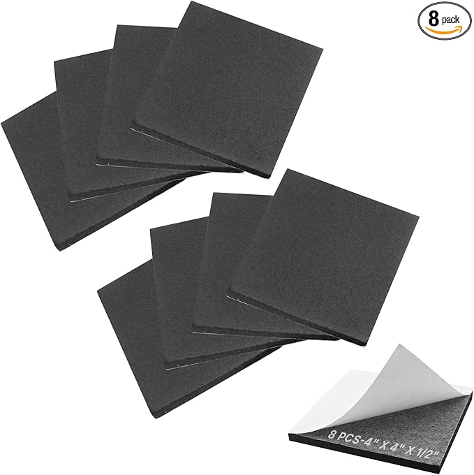 Storystore 8 Pcs 1/2" Thick Foam Padding Sheets by Storystore