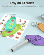 Uniclife 10 Pcs Blank Hotel Keychain Tags, Blank Motel Keychain - Image 4