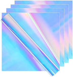 IModeur Opal Permanent Holographic Vinyl Bundle Permanent Adhesive Sheets by IModeur