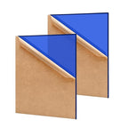 2 Pack 12'' x 16'' Translucent Blue Acrylic Sheet, 3mm Thick Acrylic Plastic by Unknown