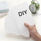 50 Pack Blank Kraft Greeting Cards, 5x7IN | Thick Cardstock Paper, - Image 3