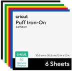 Cricut® Puff Iron-On, Classics Sampler - 12 in x 12 in | HTV Heat Transfer Vinyl by Unknown