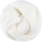 3.53oz Wool Roving, Fiber Roving Wool Top, Needle Felting Supplies, Pure Wools by Jupean