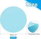 PATIKIL 2inch Circle Card Stock, Light Blue - Image 2