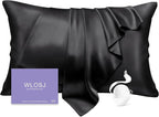 100% Silk Pillow Cases Standard Size Mulberry Silk Pillowcase by WLOSJ