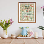FREEBLOSS 11CT Stamped Cross Stitch Kits Folk Art House Pattern Cross Stitch - Image 6