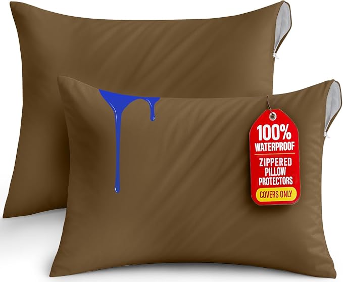 Utopia Bedding Premium 100% Waterproof Pillow Protectors by UTOPIABEDDING