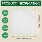 White Felt Sheets 36 X 36 inht Felt Sheets - Image 2
