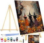Halloween Framed Paint by Numbers Kits by MeothanDiamondPainting